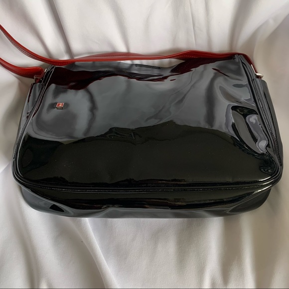 BALLY Black Patent Shoulder Tote Bag - Picture 6 of 11